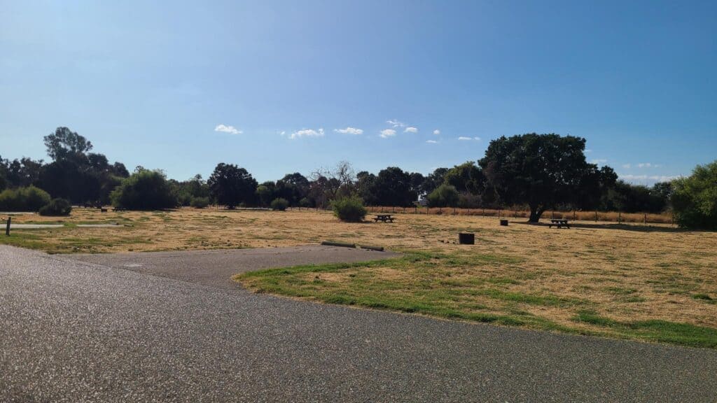 A look at the Cottonwood Campground in an area with no trees.