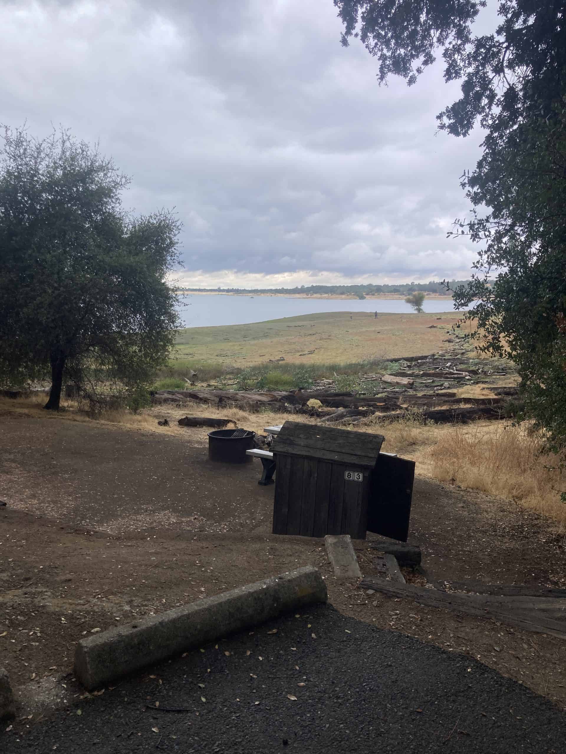 a view from site 83 towards Folsom lake.