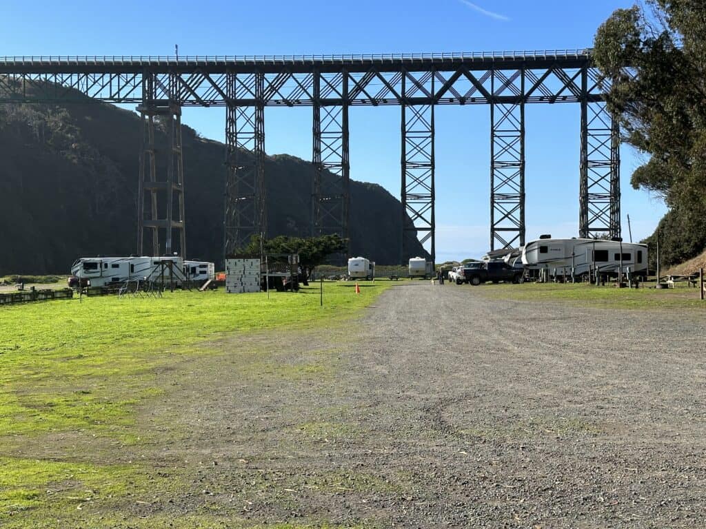 The Albion River bridge