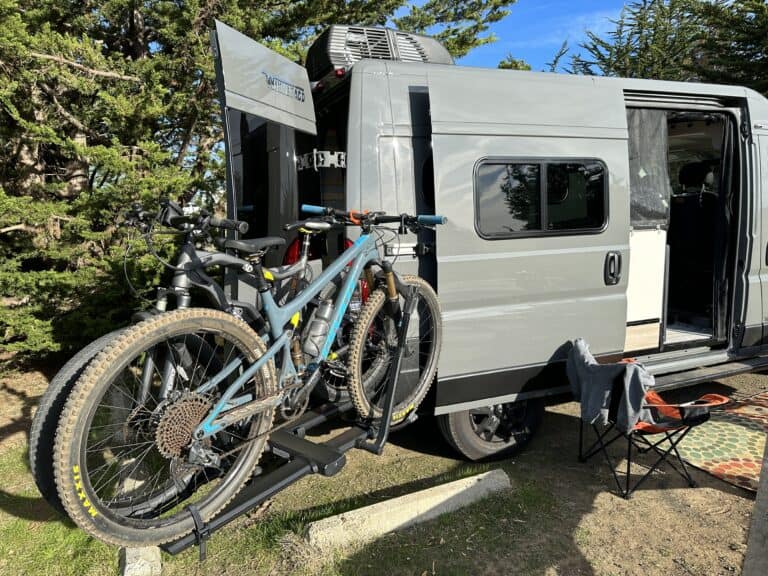 the best swing away bike rack for vans on back of a van