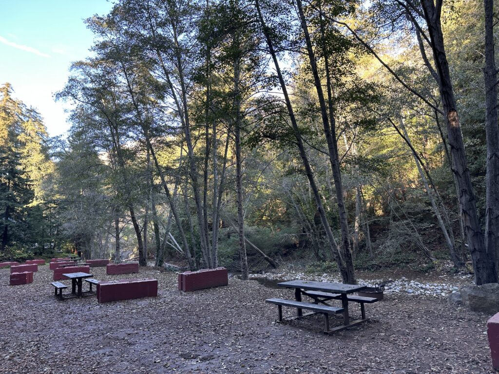 riverside campground site big sur california