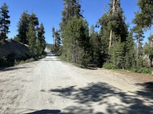 forest service road 7N17 utica reservoir